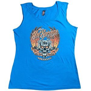 Harley Davidson size medium, blue tank top, Hot Springs, Arkansas Rally 2016